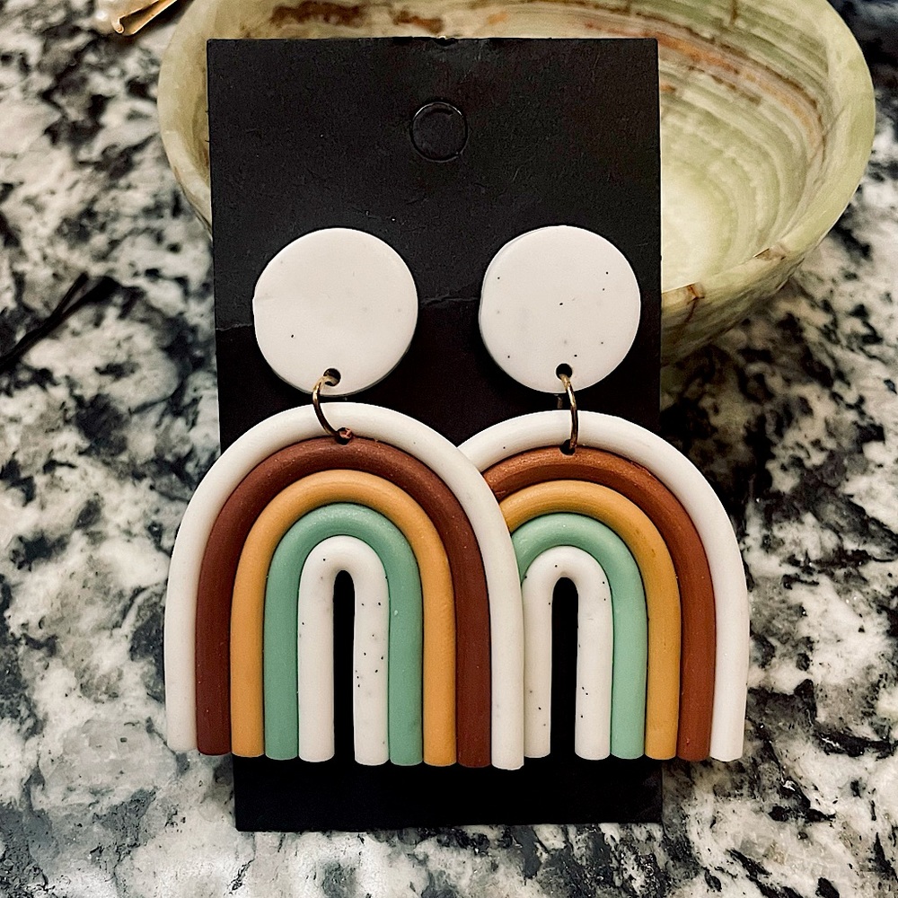 Rainbow Earrings - Post